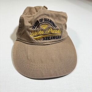 Crater of Diamonds Arkansas State ACE USA Park Baseball Cap Brown Cotton Hat